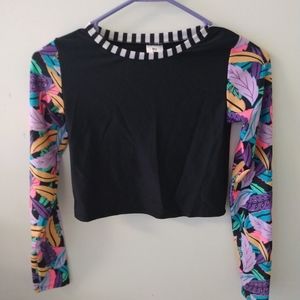 Art class 14-16 girls long sleeve crop top